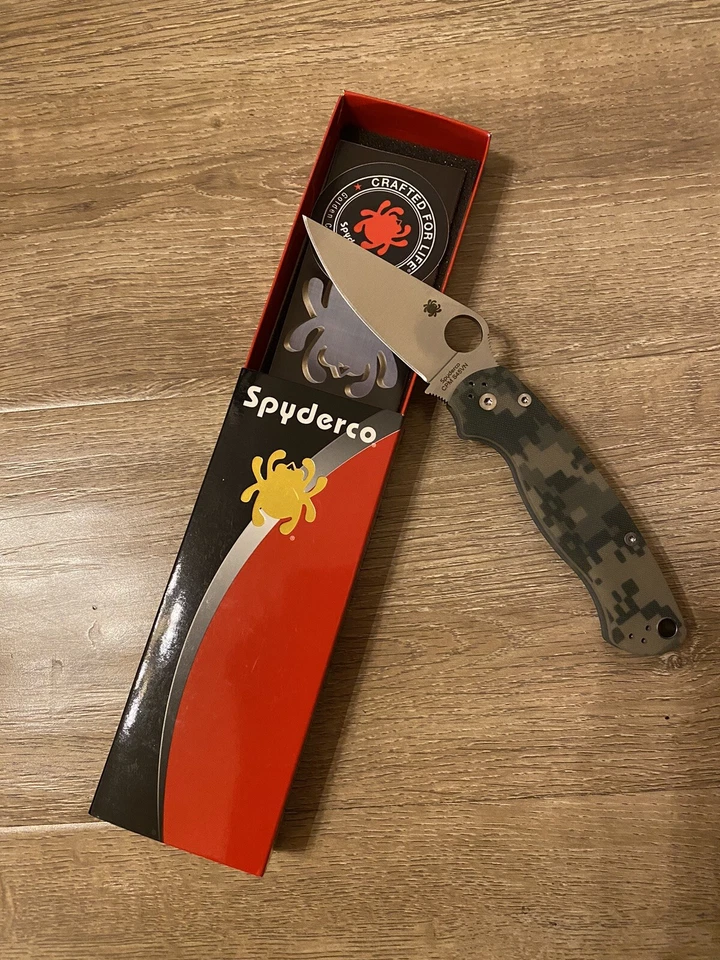 Cuchillo Spyderco Para Millie 2 Camuflaje Digital G-10 y CPM-S45VN Acero Inoxidable C81GPCMO2 Foto 1 de 1