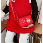 PU Leather Lucky Wallet Red Coin Purse Dragon Year Gift Crossbody Bag  Child