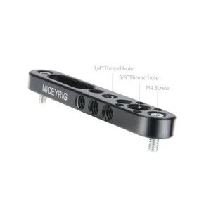 Niceyrig Universal Cheese Bar with 1/4''-20 Thread Holes - Picture 1 of 11