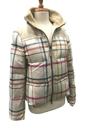 Coach Down Puffer Jacket, Women's Legacy Tattersall Winter Coat, 83128, Plaid - Image 1 of 4