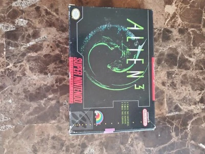 Alien 3 Super Nintendo IN BOX USED Blockbuster Video See Pictures - Image 1 of 4