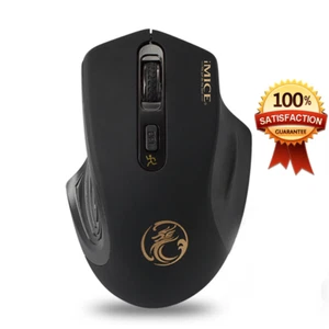 2.4GHz High Quality Wireless Optical Mouse/Mice + USB 2.0 Receiver for PC Laptop - Picture 1 of 21