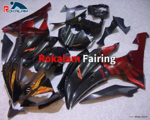 Carenados deportivos de capucha para motocicleta Yamaha YZF R6 2008-2016 YZF-R6 llama roja - Imagen 1 de 1