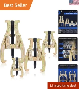 Universal Gear and Bearing Puller Set - 3 Jaw Pullers in 4 Sizes for Mechanics - Bild 1 von 9