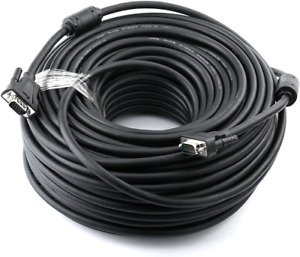 Dtech Heavy Duty 150 Feet Long VGA Cable Male to Male Computer Monitor Cord 1080