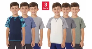 32 Degrees Cool Youth 3-Pack Active Tee - Picture 1 of 26