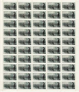 Canada SHEET #667 - Calgary Stampede (1975) 8¢ W/VARIETIES - Picture 1 of 1