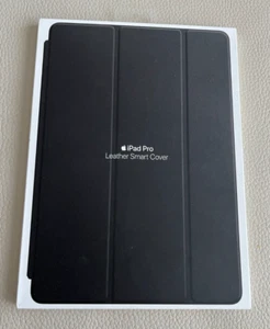 Apple Leather Smart Cover for iPad Pro 10.5", iPad 7th & 8th, Air 3rd - Black - Picture 1 of 5