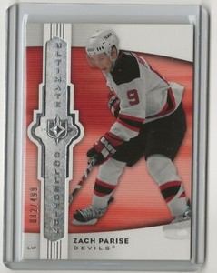 07-08 2007-08 Ultimate Collection #32 Zach Parise 082/499 New Jersey Devils