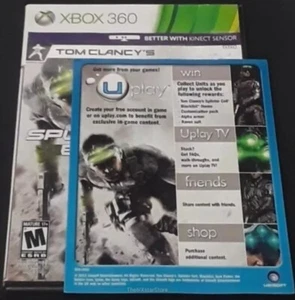 SPLINTER CELL Blacklist Gioco Xbox 360 - 2013 Guerra Militare Tom Clancy's Kinect - Foto 1 di 1