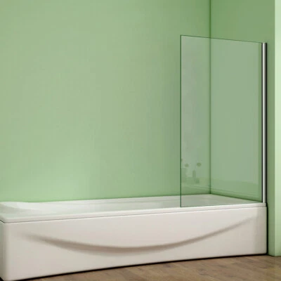 700x1400mm Quality Fixed Panel Over Bath Shower Screen Water Deflector 6mm Glass