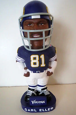 Carl Eller, MN. Vikings NFL Legend Bobblehead Limited Edition of only 2,520  AG. - Image 1 of 3