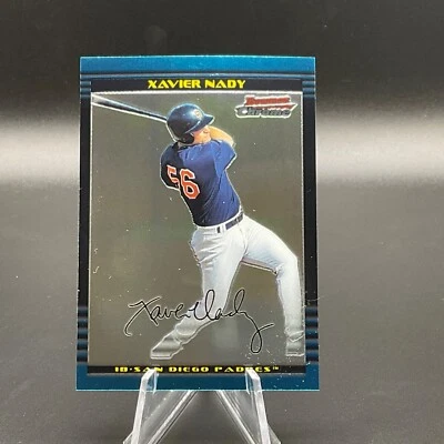 2002 Bowman Chrome # 353 Xavier Nady San Diego Padres - Image 1 of 2