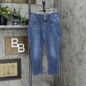 Mudd Girls Snap Front Stretch Jeans 1669f8d633c3a3 Blue 16 - Picture 1 of 7
