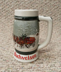 Budweiser 50th Anniversary Clydesdale's Holiday Beer Stein Mug 1933-1983 for sale