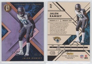 2018 Panini Gold Standard Platinum /49 Jalen Ramsey #46