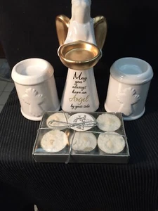 ENGELS & CANDLE BellaVilla Living 3-teiliges Set mit Kerzen ALWAYS HAVE AN ANGEL NEU - Bild 1 von 12