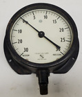 Vintage - Ashcroft 5" - Vacuum & Pressure Gauge, 30 PSI, Steampunk, Un-Tested