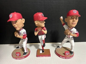 Washington Nationals Danny Espinosa Jordan Zimmermann Bobblehead Lot 2014 2011 - Picture 1 of 6