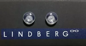Authentic LINDBERG Soft Round Silicone Replacement Nose Pads Vtg Air Titanium - Picture 1 of 4