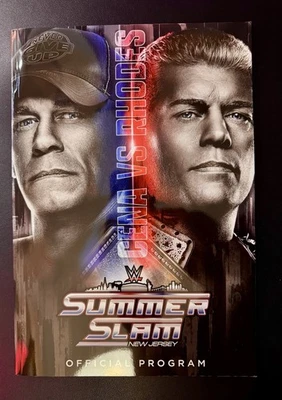 WWE Summerslam Nueva Jersey 2025 Programa Oficial Roman JOHN CENA ENVÍO GRATUITO Foto 1 de 2