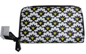 CARTERA VERA BRADLEY Fanfarria Recubierta PVC Cremallera Alrededor ¡Como Nueva! - Imagen 1 de 3