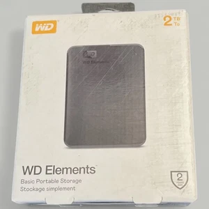 WD Elements 4TB USB 3.0 Portable External Hard Drive WDBU6Y0040BBK-EA - Picture 1 of 8
