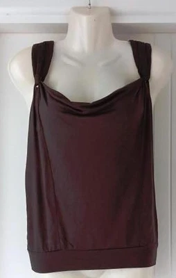 Marks & Spencer, Ladies Sleeveless Top, Brown, Size 8, BNWOT. — 第 1/2 张图片
