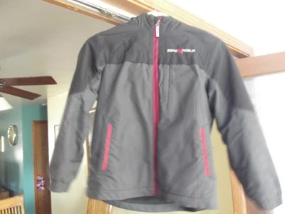 BOYS COAT SIZE 8 ZERO XPOSUR GRAY - Image 1 of 4