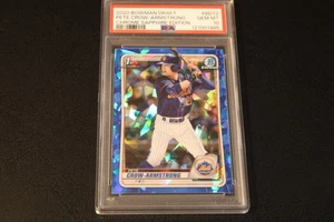 2020 Bowman Chrome Draft - Sapphire Ed - Pete Crow-Armstrong - PSA GEM MINT 10 - Picture 1 of 4