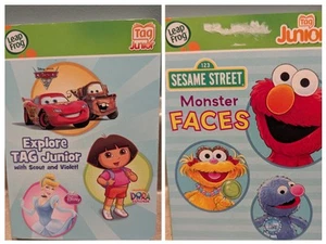 LeapFrog TAG Junior Book Sesame Street Monster Faces Elmo Baby Kids & Explore  - Picture 1 of 6