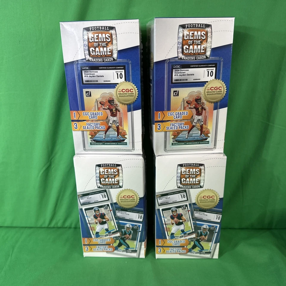 2025 Gems of the Game Football Box!! 1 CGC graded card And 3 sealed packs 🔥 - Image 1 of 4