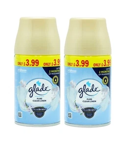 Glade Automatischer Lufterfrischer Spray Nachfüller Clean Linen 269ML x 2 - Bild 1 von 1