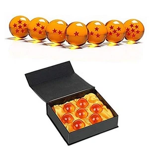 Sammlerstück mittelgroße Kristallglas Sterne Kugeln Dragon Ball (27,35,43,57,76 mm Zoll - Bild 1 von 8