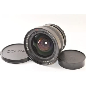 CONTAX Carl Zeiss Distagon T* 18mm F4 MMJ Lens Japan Front Cap Rear Cap Good - Picture 1 of 12