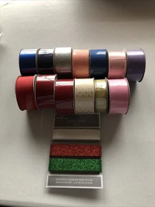 Punzenband Posten - 13 Rollen & 1 Paket, verschiedene Farben & Größen, NEU - Bild 1 von 5