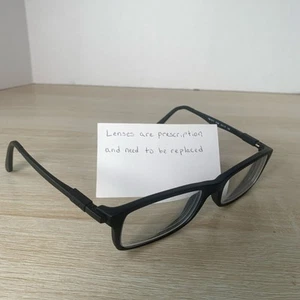 Ray-Ban RB7017 5196 Black Flex Hinge Eyeglasses FRAMES 54-17-145 Amazing Cond! - Picture 1 of 8