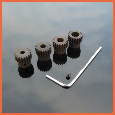 0.5 Modul Stirnräder 20 Zähne Zahnrad Stirnrad 45# Stahl Schritt Bohrung 3mm-6mm - Bild 1 von 4