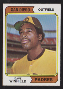 1974 TOPPS BASEBALL #456 DAVE WINFIELD ROOKIE NM **** FREE SHIPPING ****
