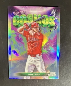 2024 Topps Cosmic Chrome Mike Trout Into The Cosmos Los Angeles Angels #ITC-3 - Picture 1 of 2