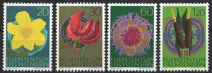 Liechtenstein 1972, Flowers of Liechtenstein, SG 548-551, set MNH** - Picture 1 of 1