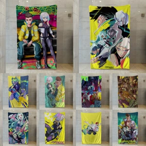 Cyberpunk Edgerunners David Martinez Rebecca Lightweight Warm Fleece Blanket - Picture 1 of 60