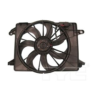 For 2009-2020 Chrysler 300 Dual Radiator and Condenser Fan Assembly TYC 2010