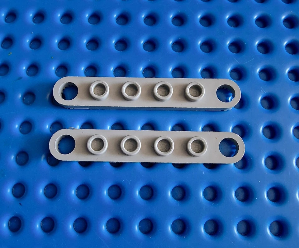 Lego Technic Technik Gelenk Platte 1x6 alt hellgrau Gray Plate 2 Stk. 4262 A061 - Bild 1 von 1