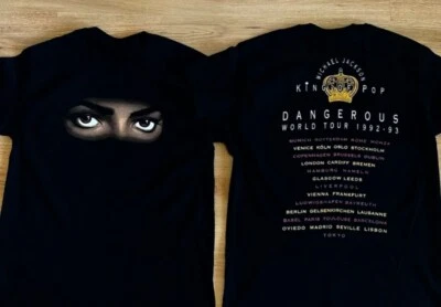 Michael Jackson Dangerous World Tour 1992-93 Unisex T-Shirt. - Image 1 of 4