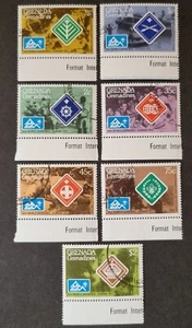 Grenada Grenadines 14th Boy Scout World Jamboree 1975 CTO SG 84-90 - Picture 1 of 1