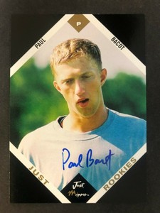 BRAVES: Paul Bacot, Just Minors SIGNED 2003 Card