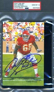 Will Shields Gem Mint 10 PSA DNA Slabbed Signed Goal Line Autograph GLAC - Picture 1 of 1