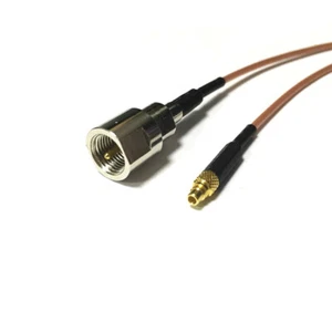 MMCX male straight to FME male plug pigtail cable RG178 15cm for MINI PCI Card - Picture 1 of 3