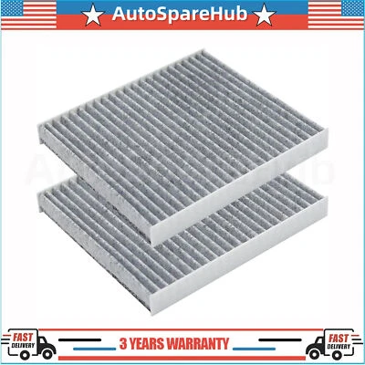 2PCS Cabin Air Filter for 2016 2017 2018 2019-2022 Ram 1500 2500 3500 4500 - Image 1 of 4
